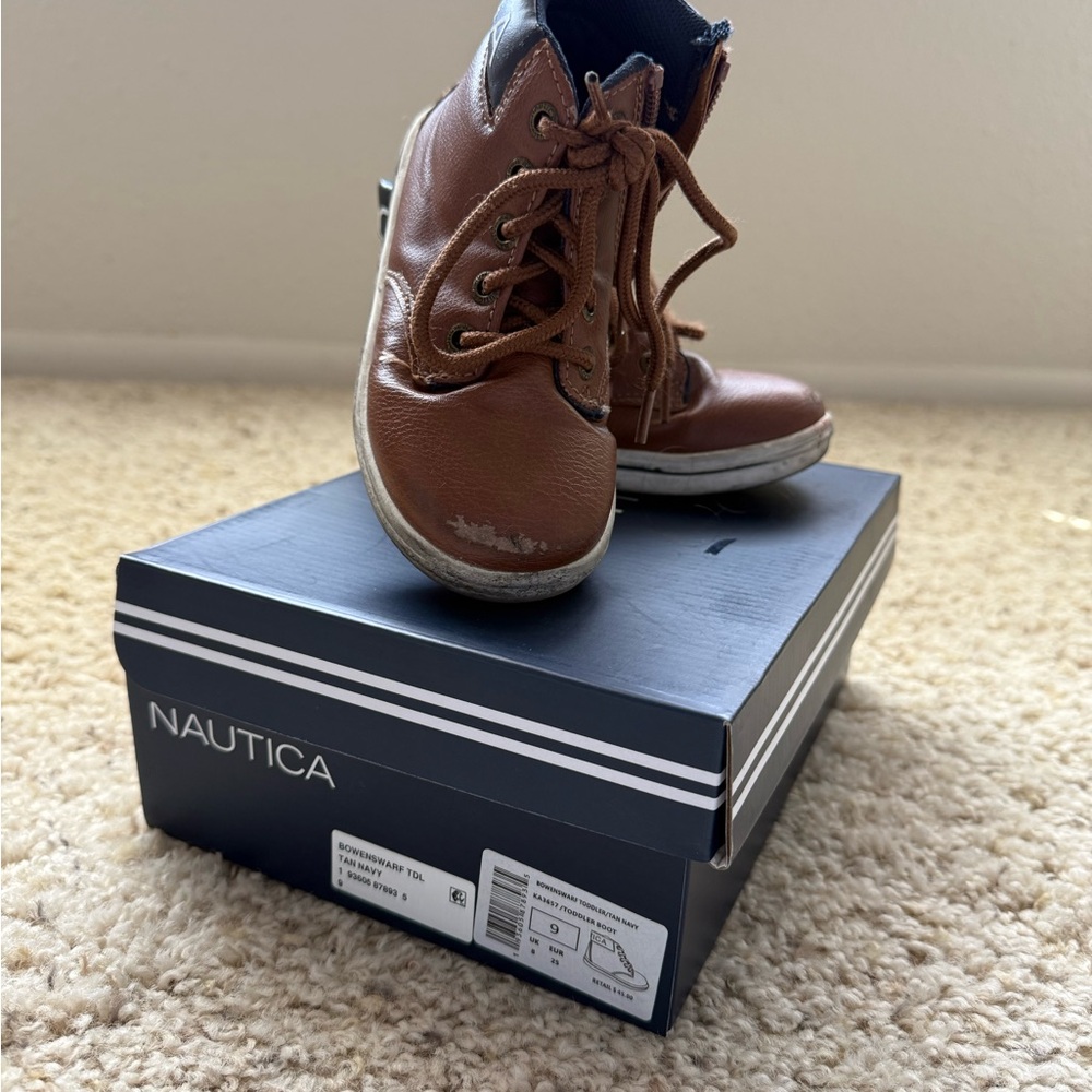 Nautica Tan Leather Shoes
